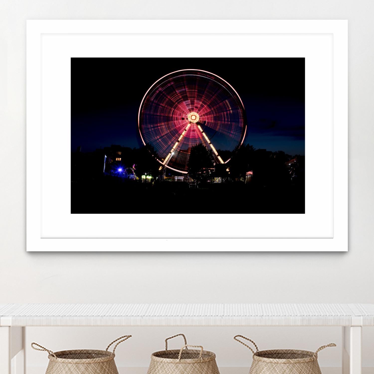 Big Wheel by Pexels on GIANT ART - black leisure