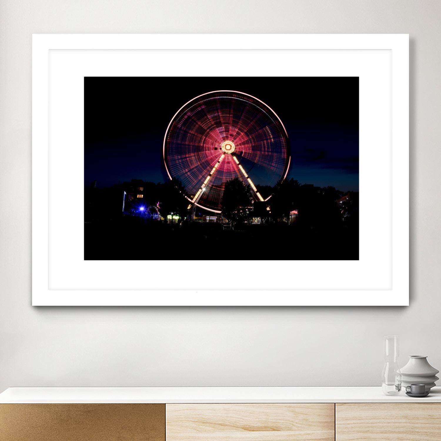 Big Wheel by Pexels on GIANT ART - black leisure