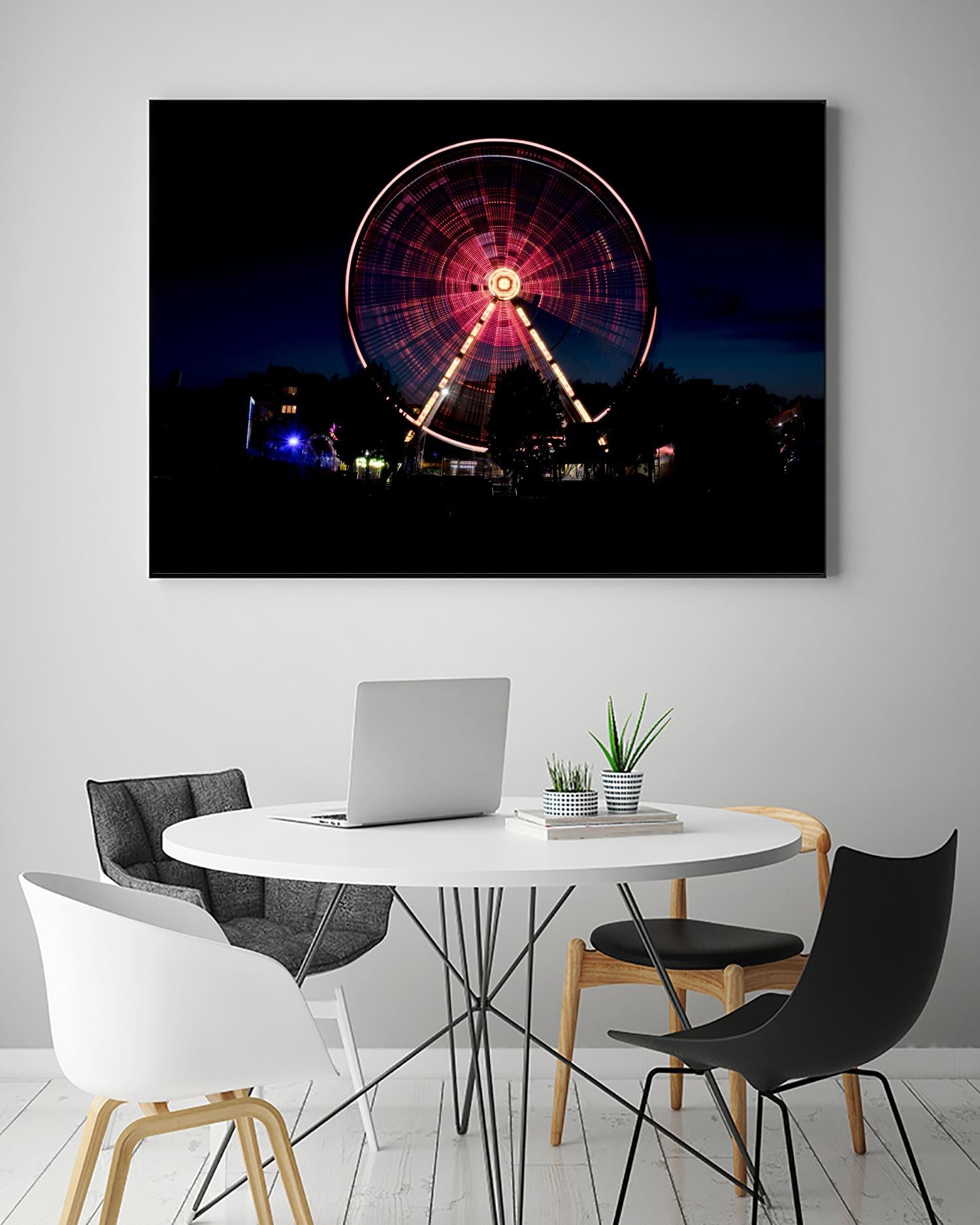 Big Wheel by Pexels on GIANT ART - black leisure