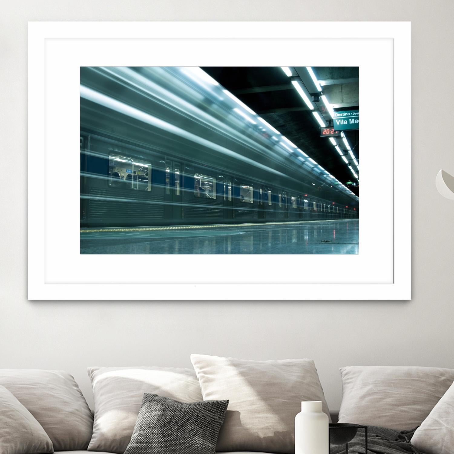 Fast Metro by Pexels on GIANT ART - white photo art