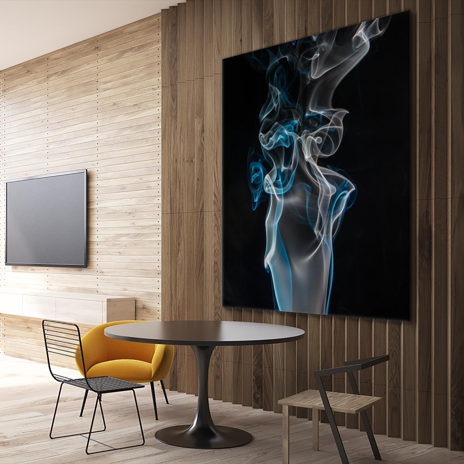 Blue smoke by Pexels on GIANT ART - blue photo art