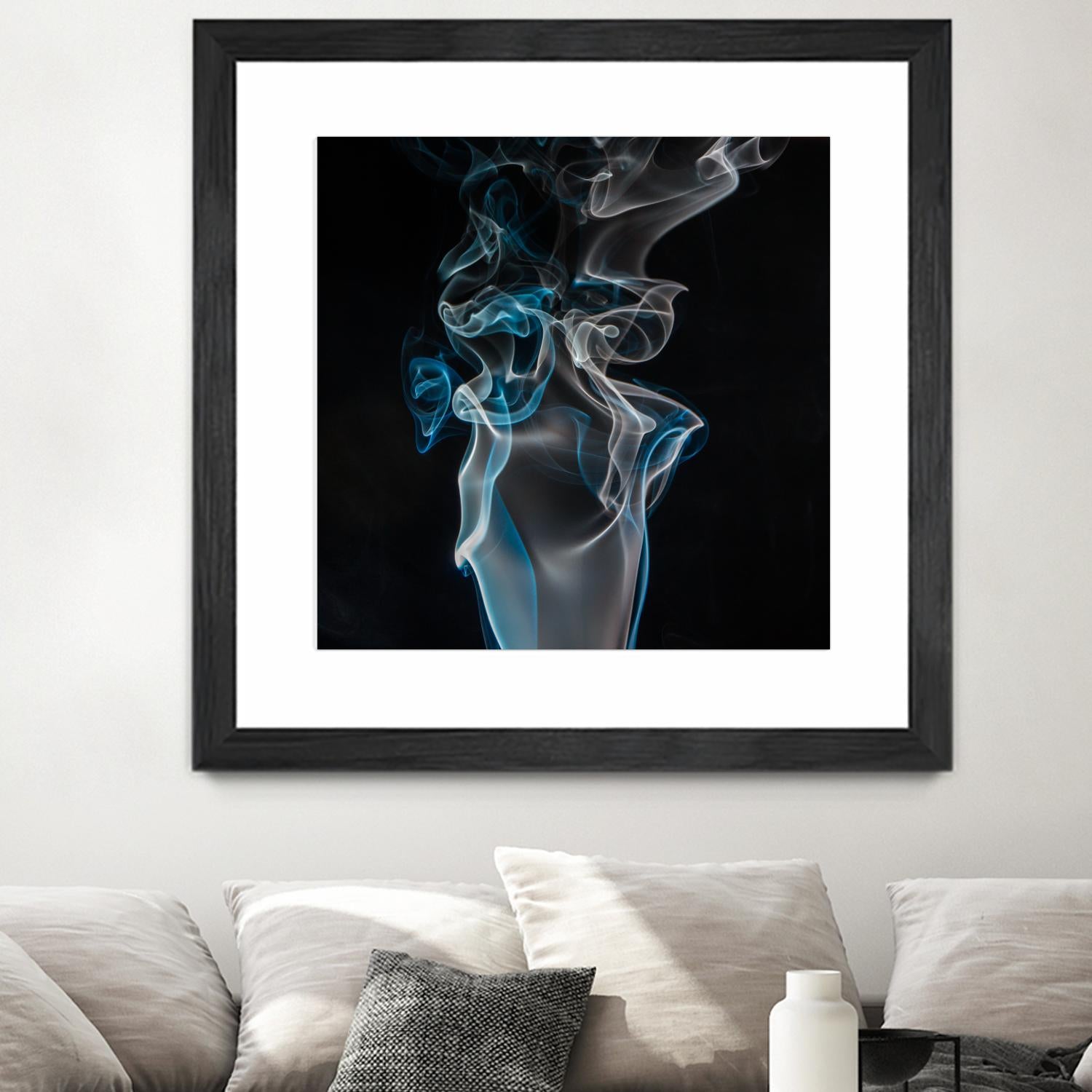 Blue smoke by Pexels on GIANT ART - blue photo art