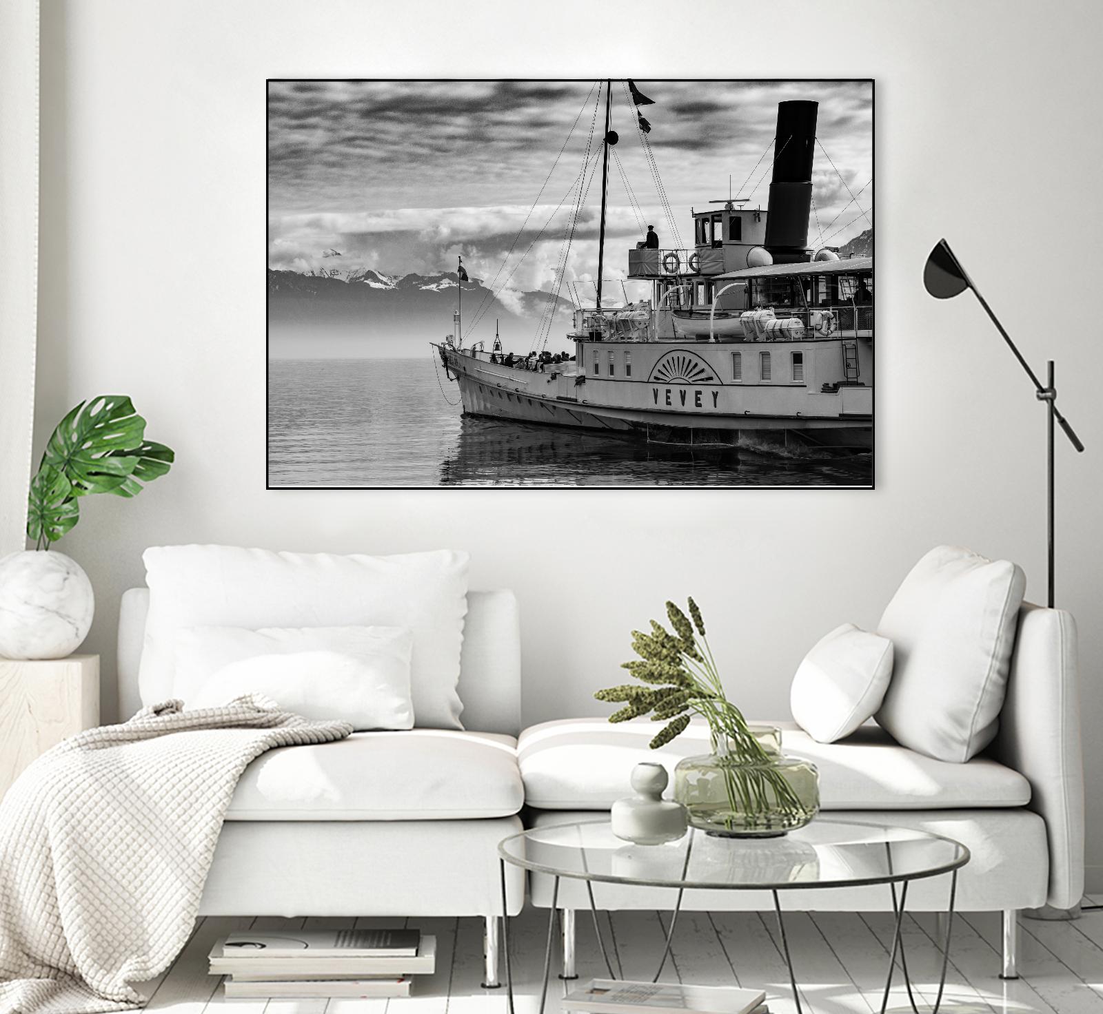 Vevey by Pexels on GIANT ART - white nautical