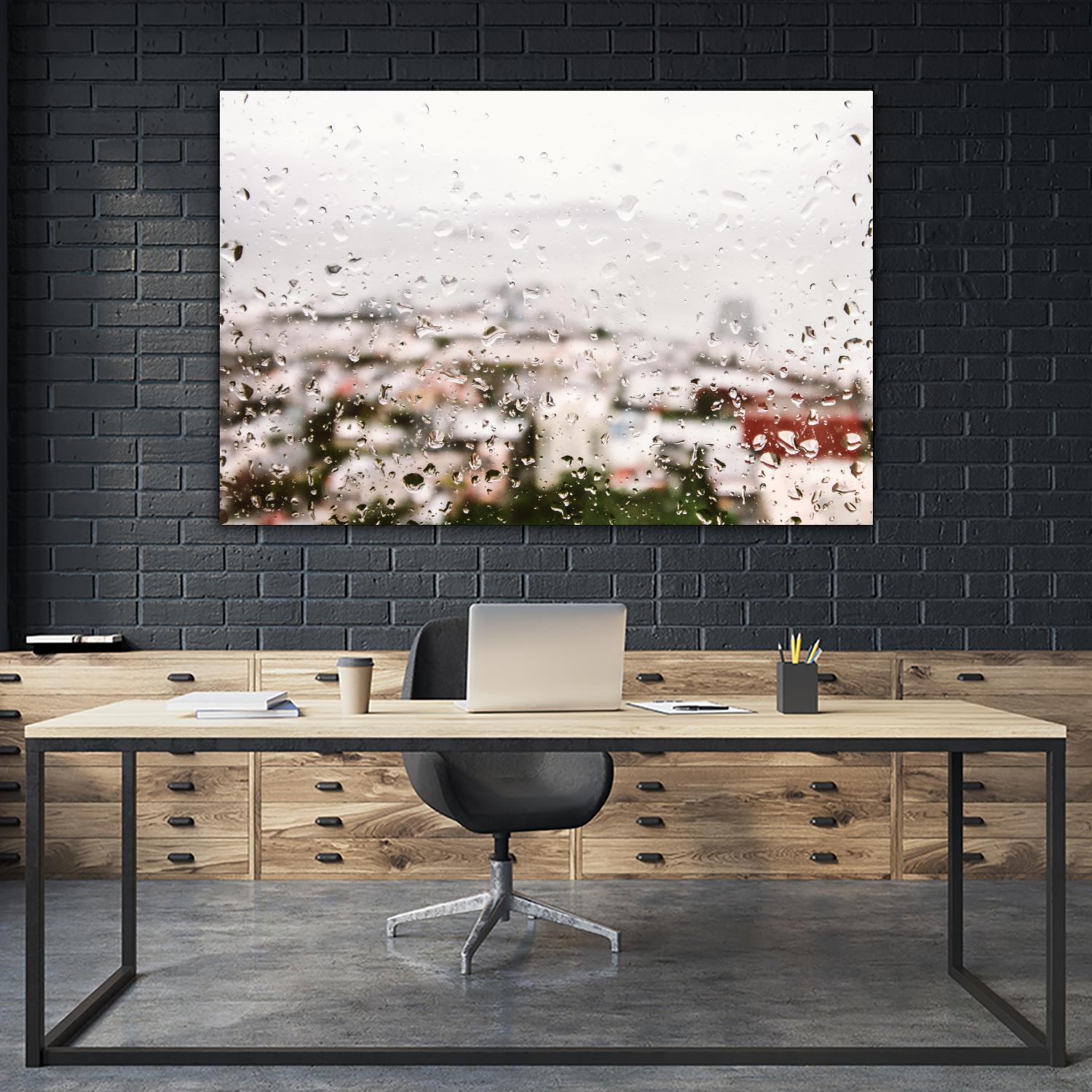 Blurry view by Pexels on GIANT ART - red photo art