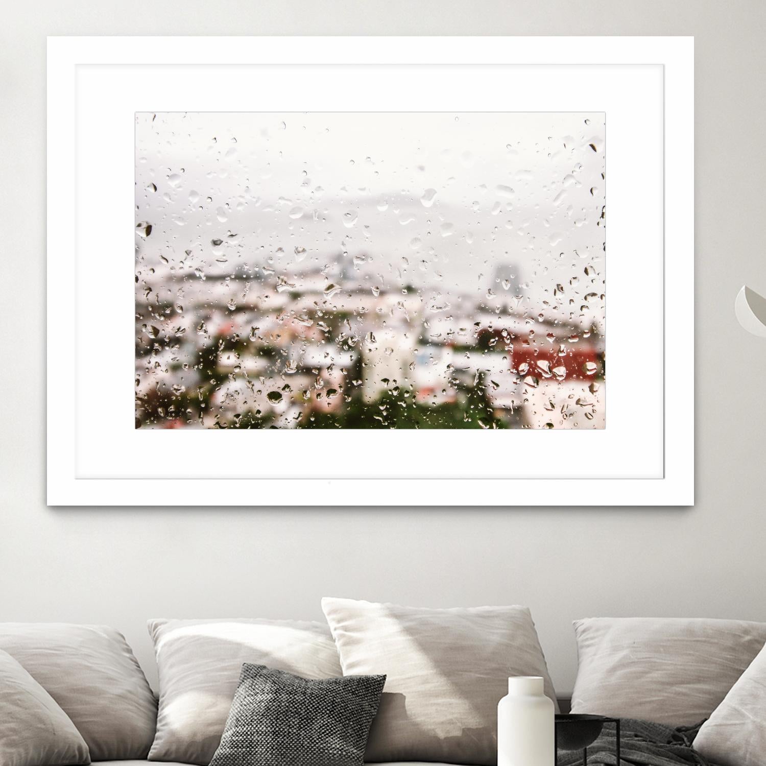 Blurry view by Pexels on GIANT ART - red photo art