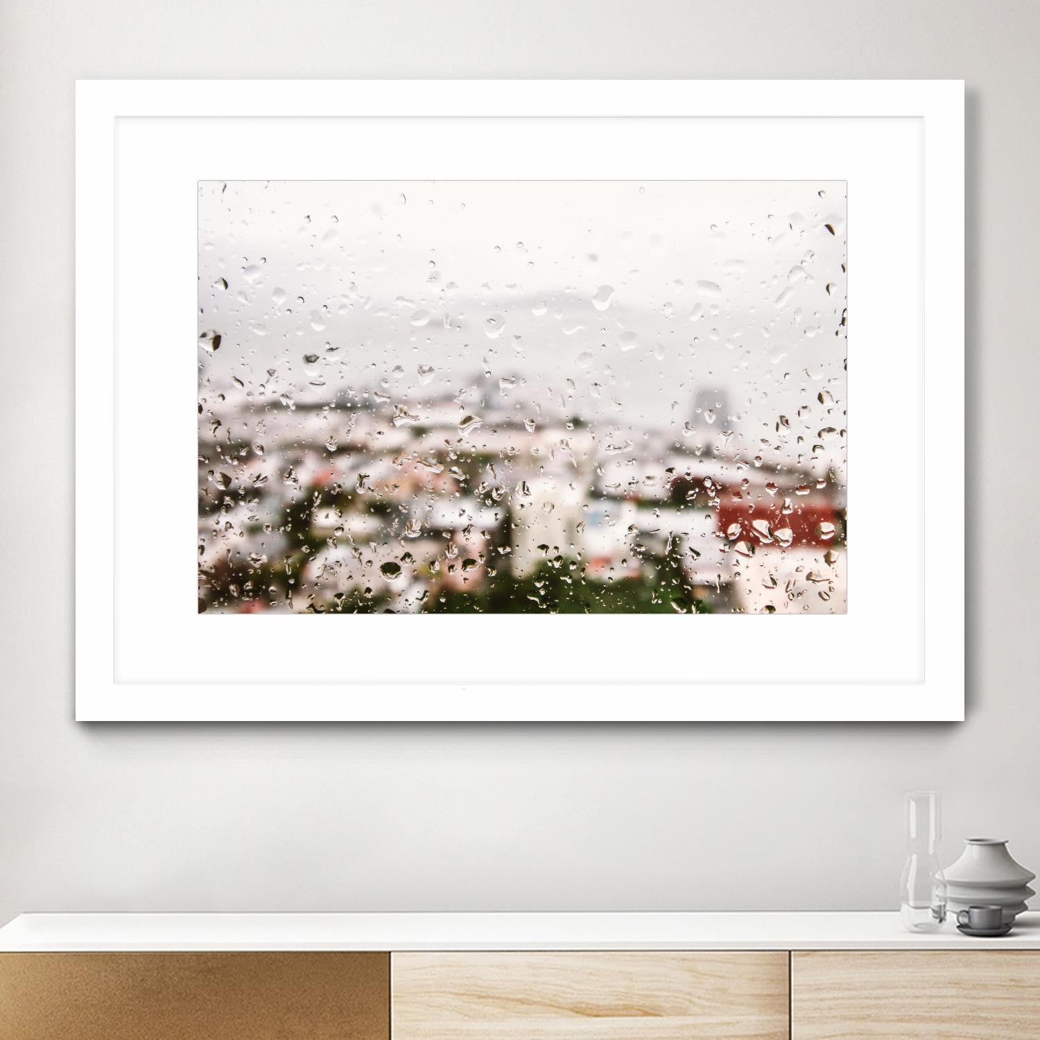 Blurry view by Pexels on GIANT ART - red photo art