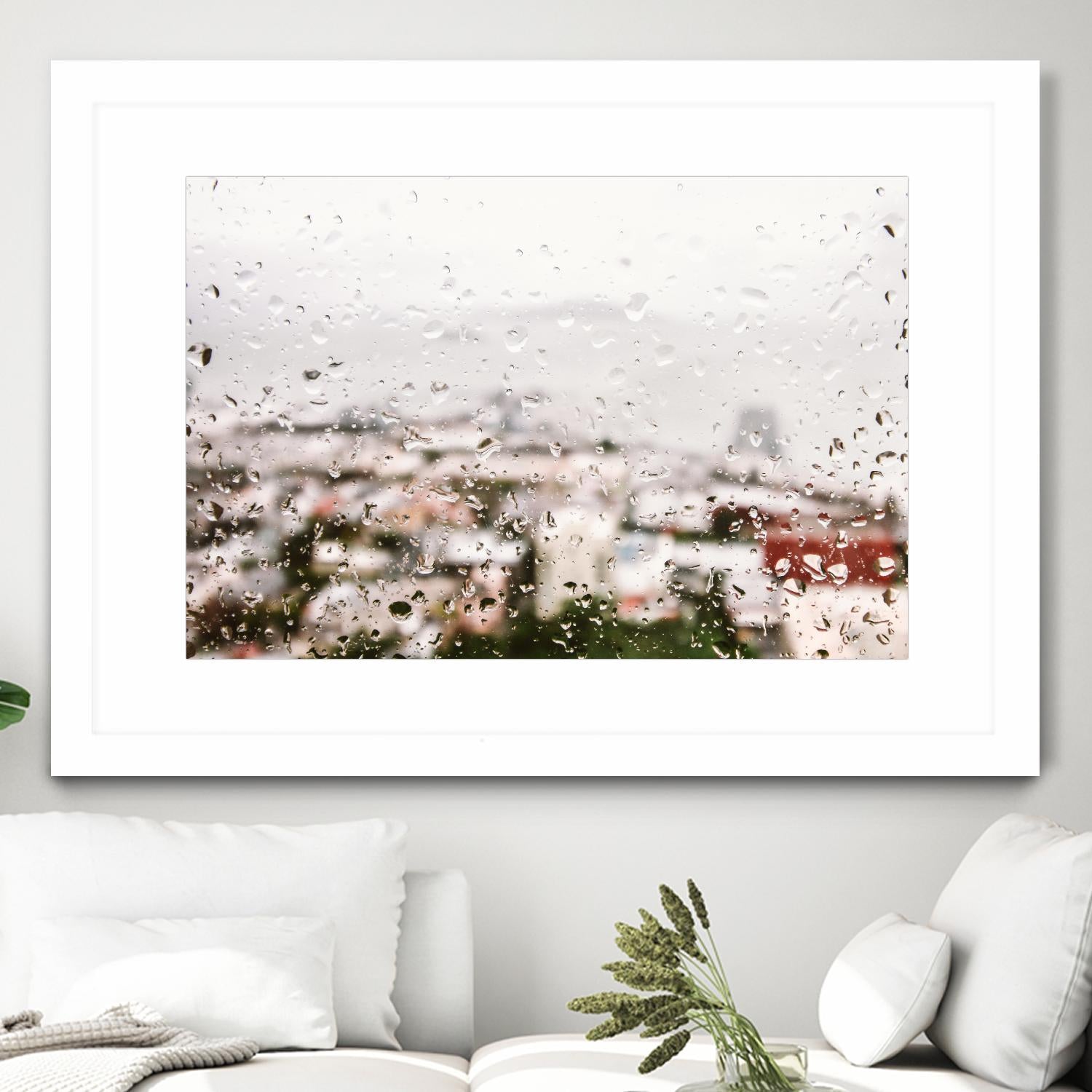 Blurry view by Pexels on GIANT ART - red photo art