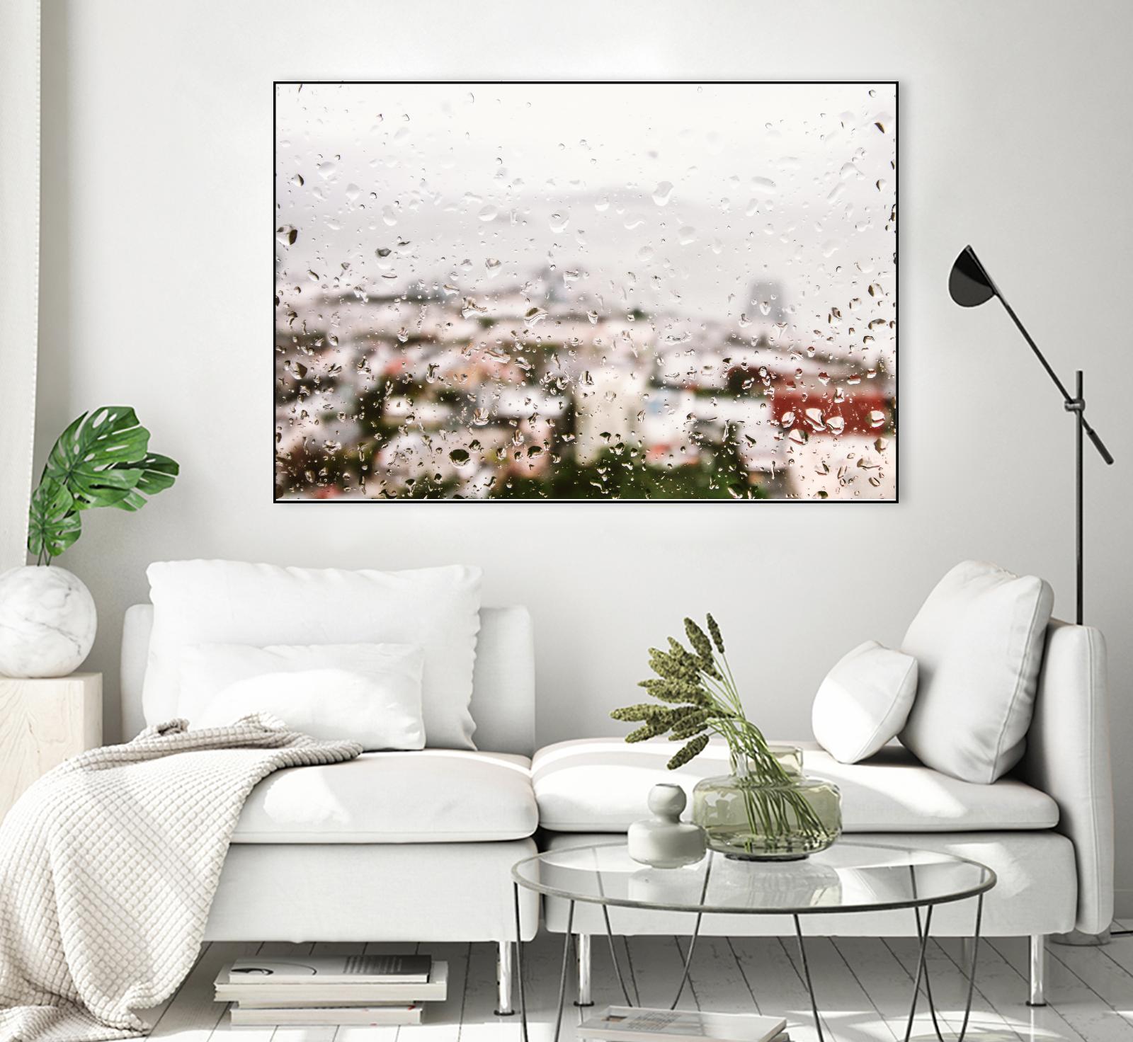 Blurry view by Pexels on GIANT ART - red photo art