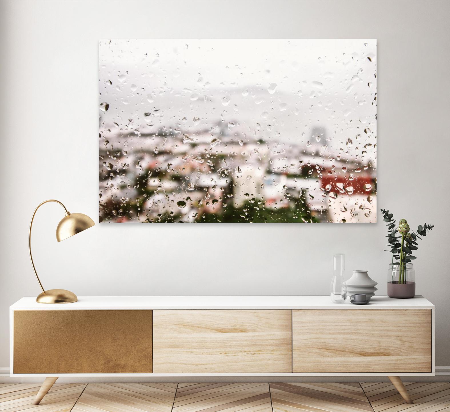 Blurry view by Pexels on GIANT ART - red photo art