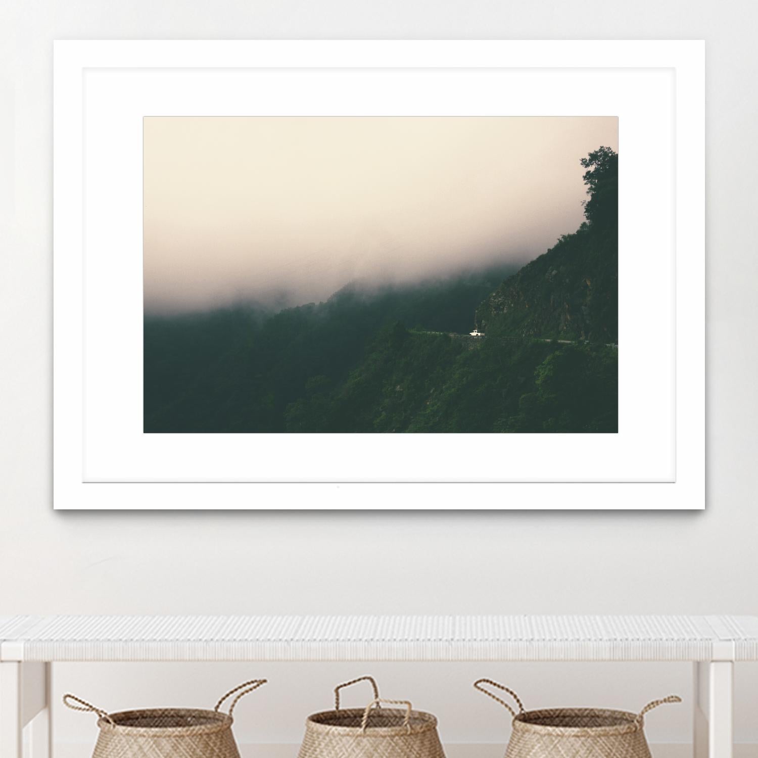 On the edge by Pexels on GIANT ART - white landscape