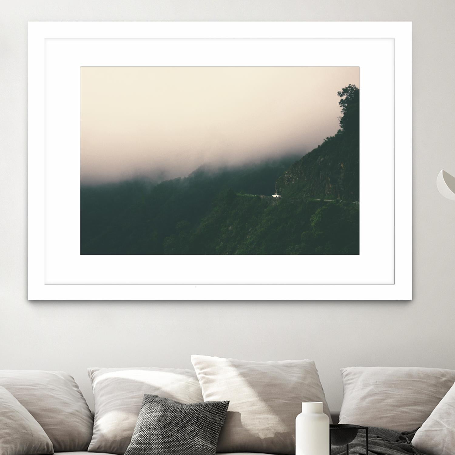 On the edge by Pexels on GIANT ART - white landscape