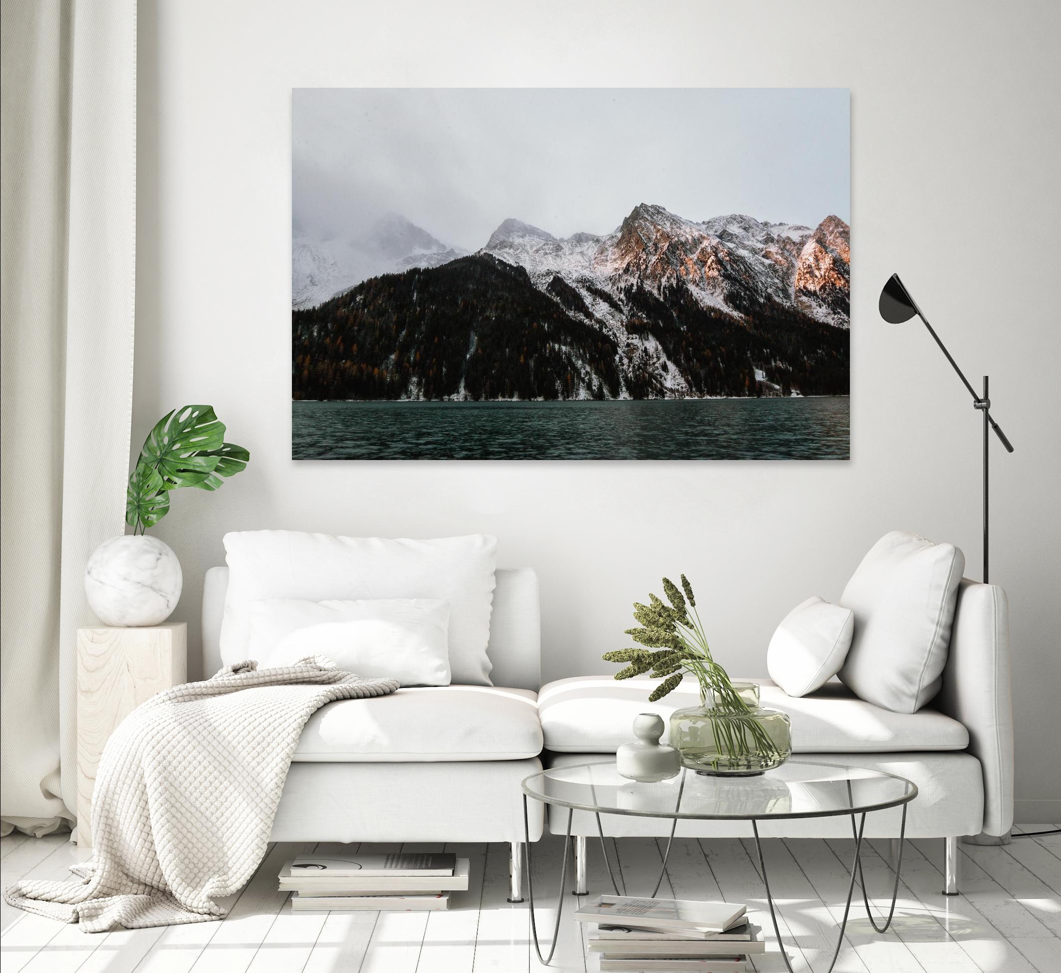 Last ray of sunshine by Pexels on GIANT ART - black landscape