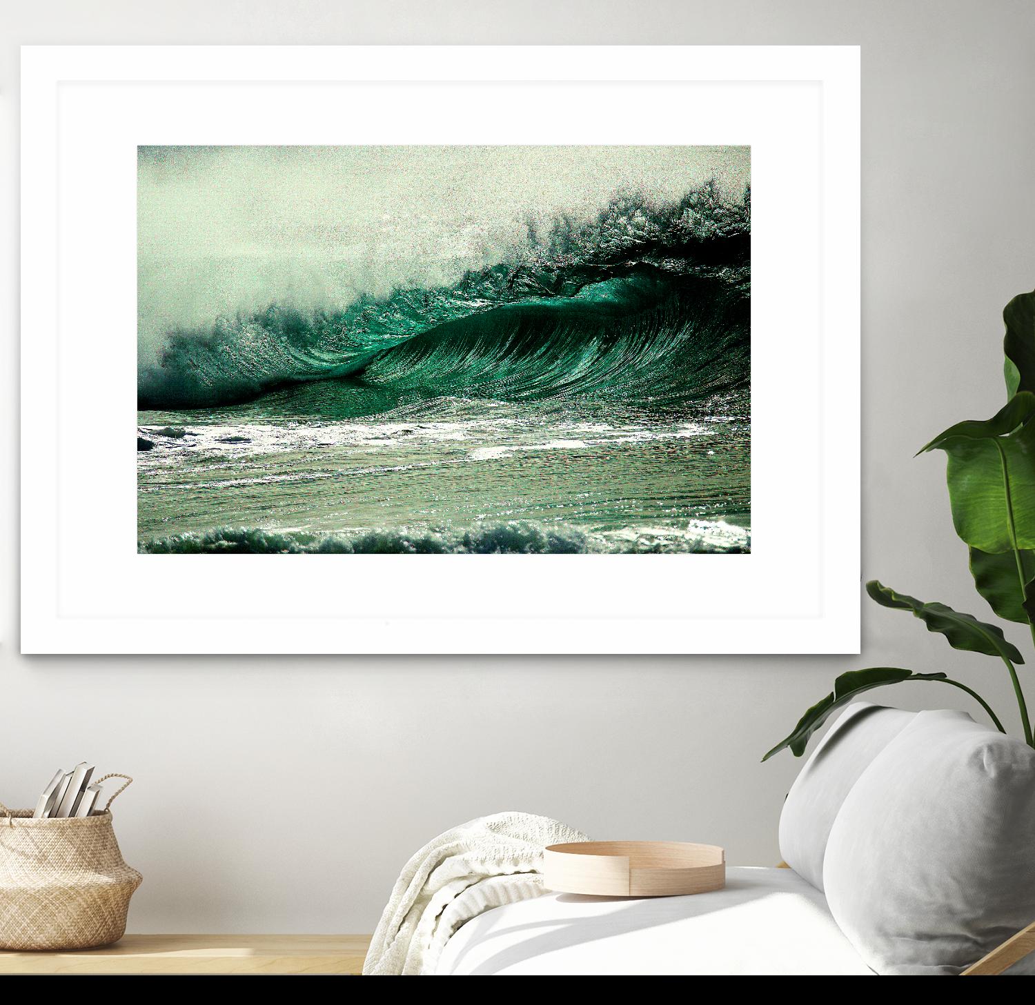 Broken waves by Pexels on GIANT ART - white sea scene