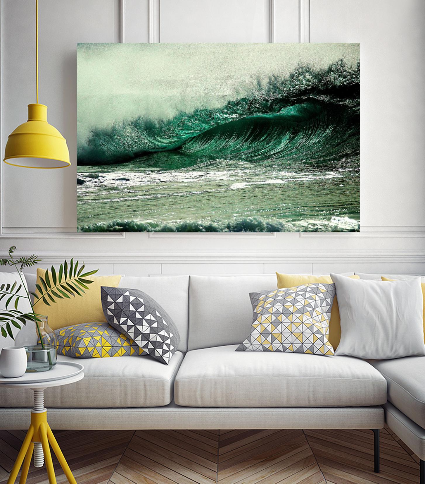 Broken waves by Pexels on GIANT ART - white sea scene