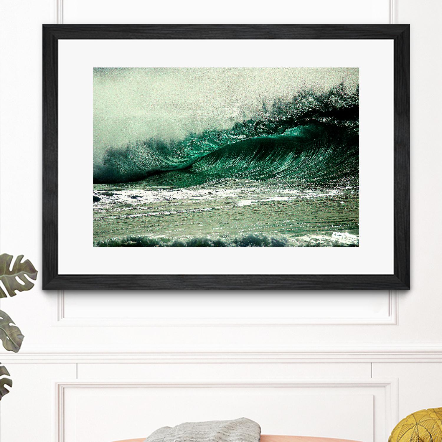 Broken waves by Pexels on GIANT ART - white sea scene