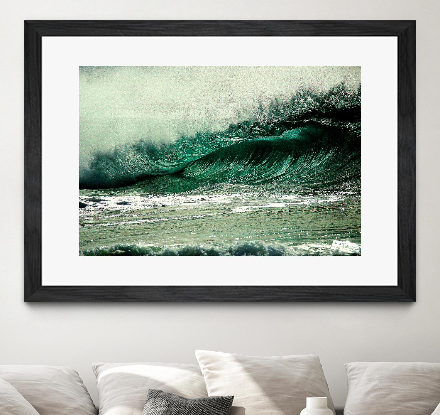 Broken waves by Pexels on GIANT ART - white sea scene