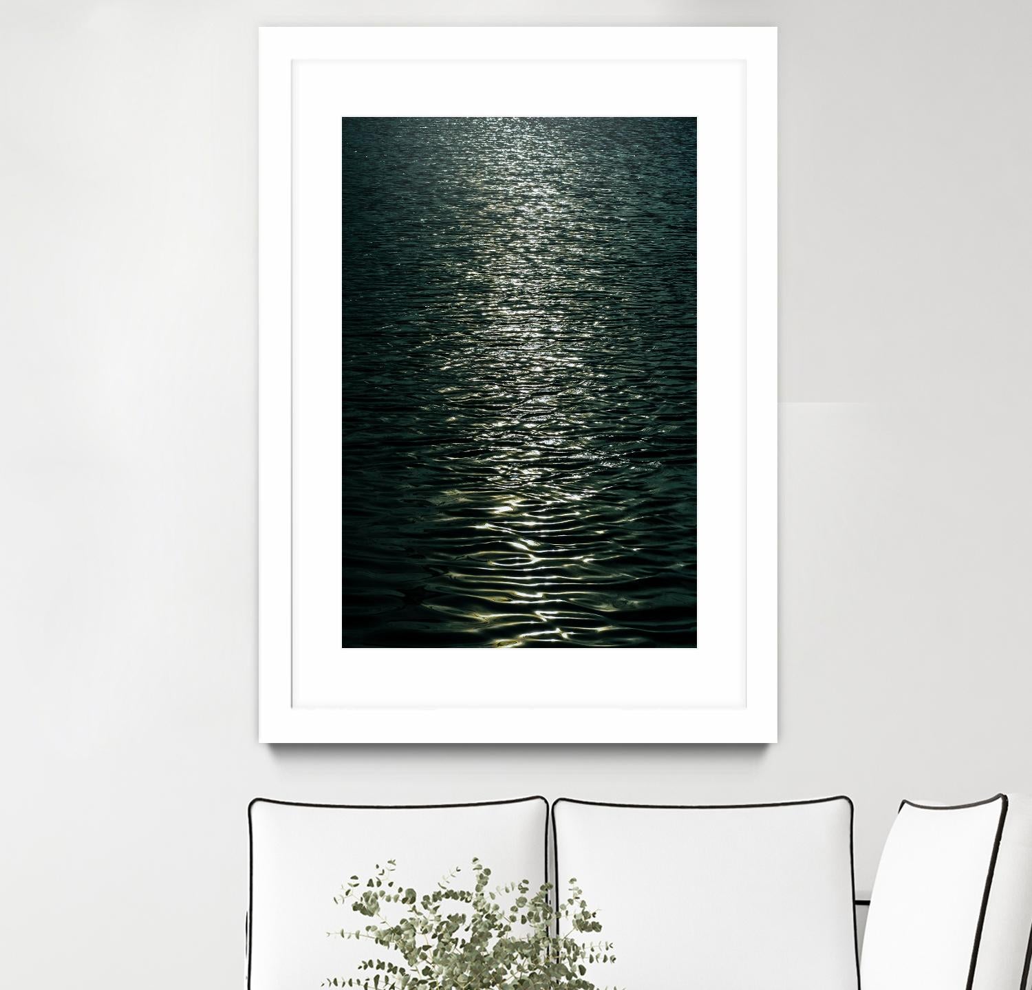 Moon light by Pexels on GIANT ART - black sea scene