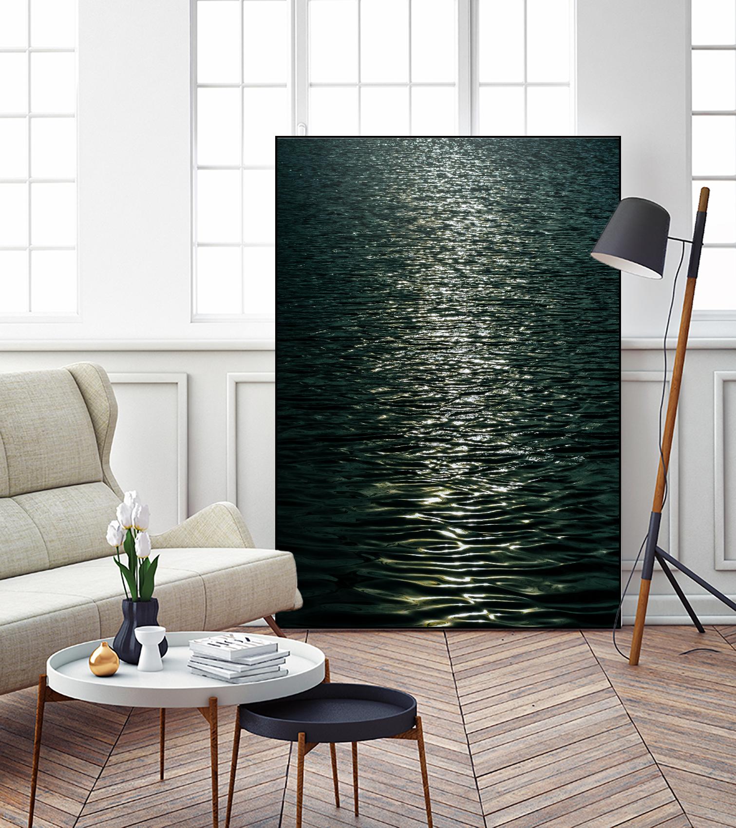 Moon light by Pexels on GIANT ART - black sea scene