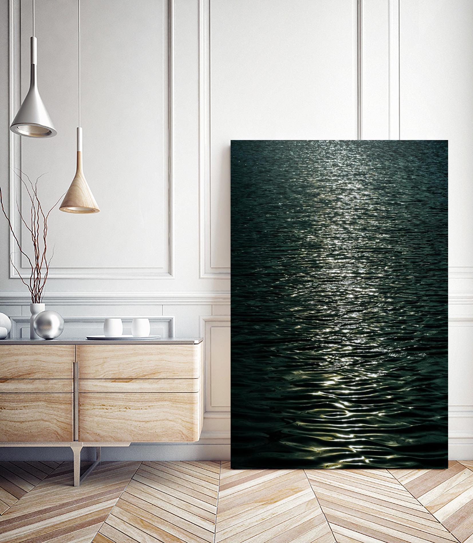Moon light by Pexels on GIANT ART - black sea scene