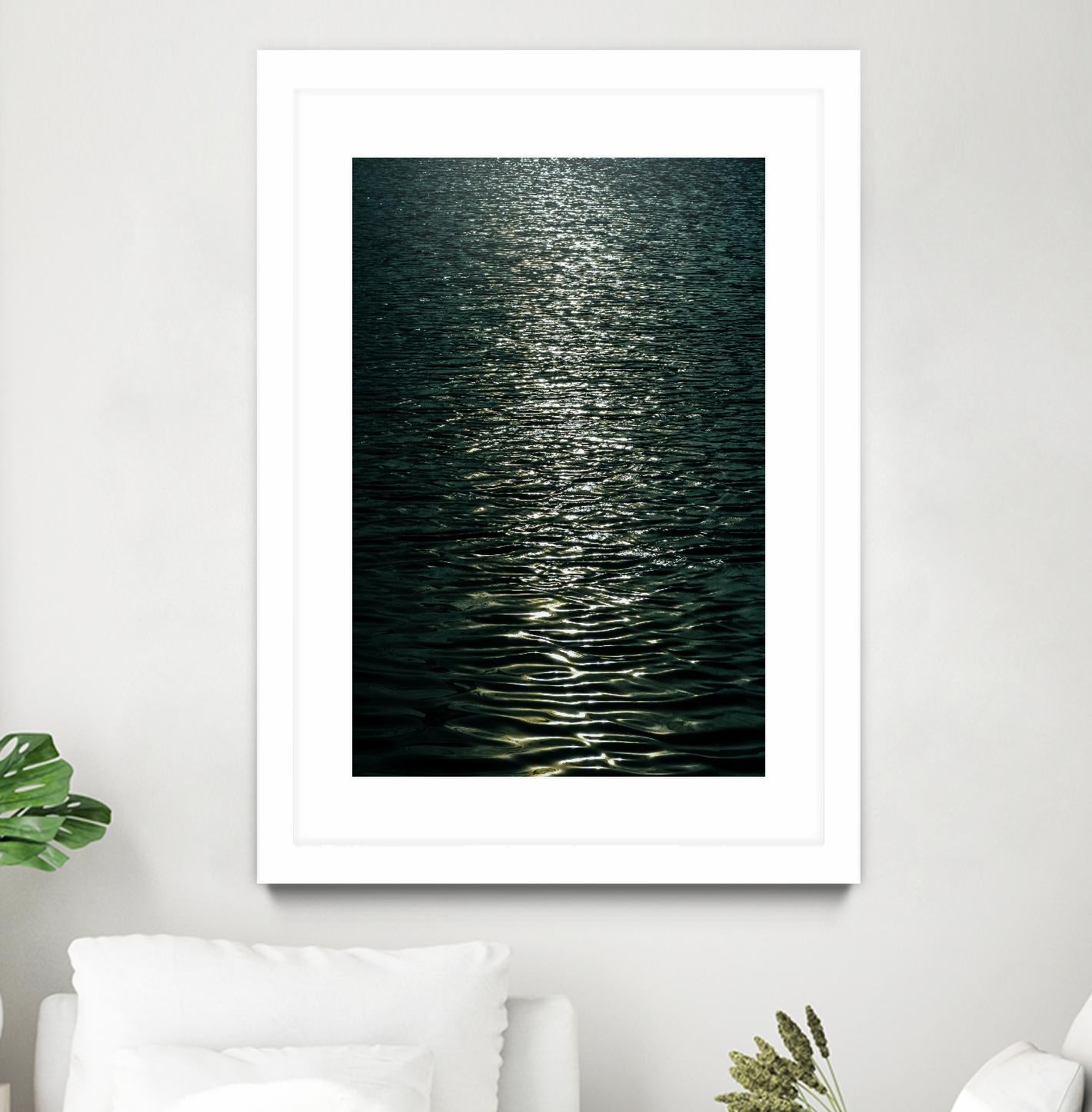 Moon light by Pexels on GIANT ART - black sea scene