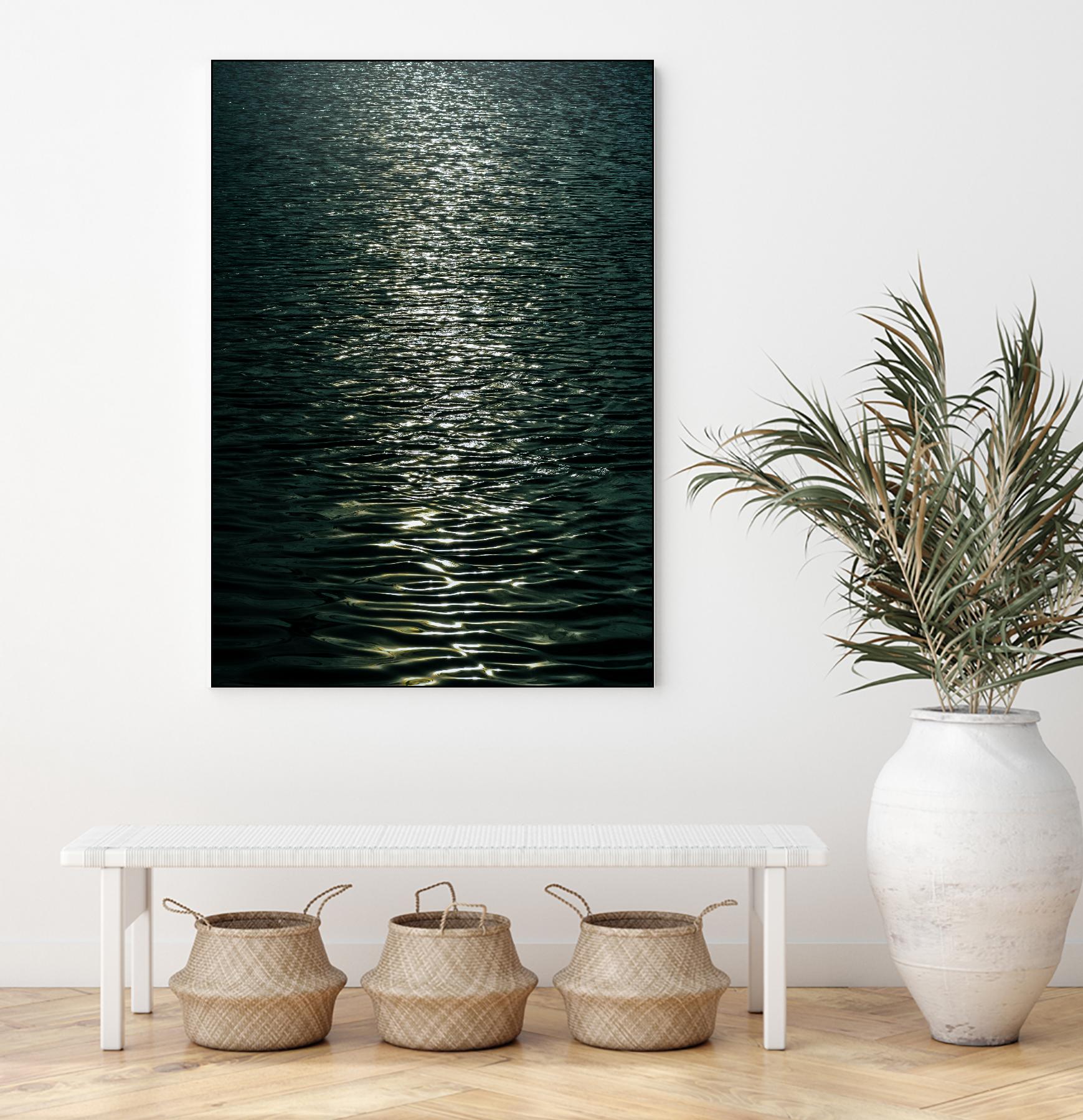 Moon light by Pexels on GIANT ART - black sea scene