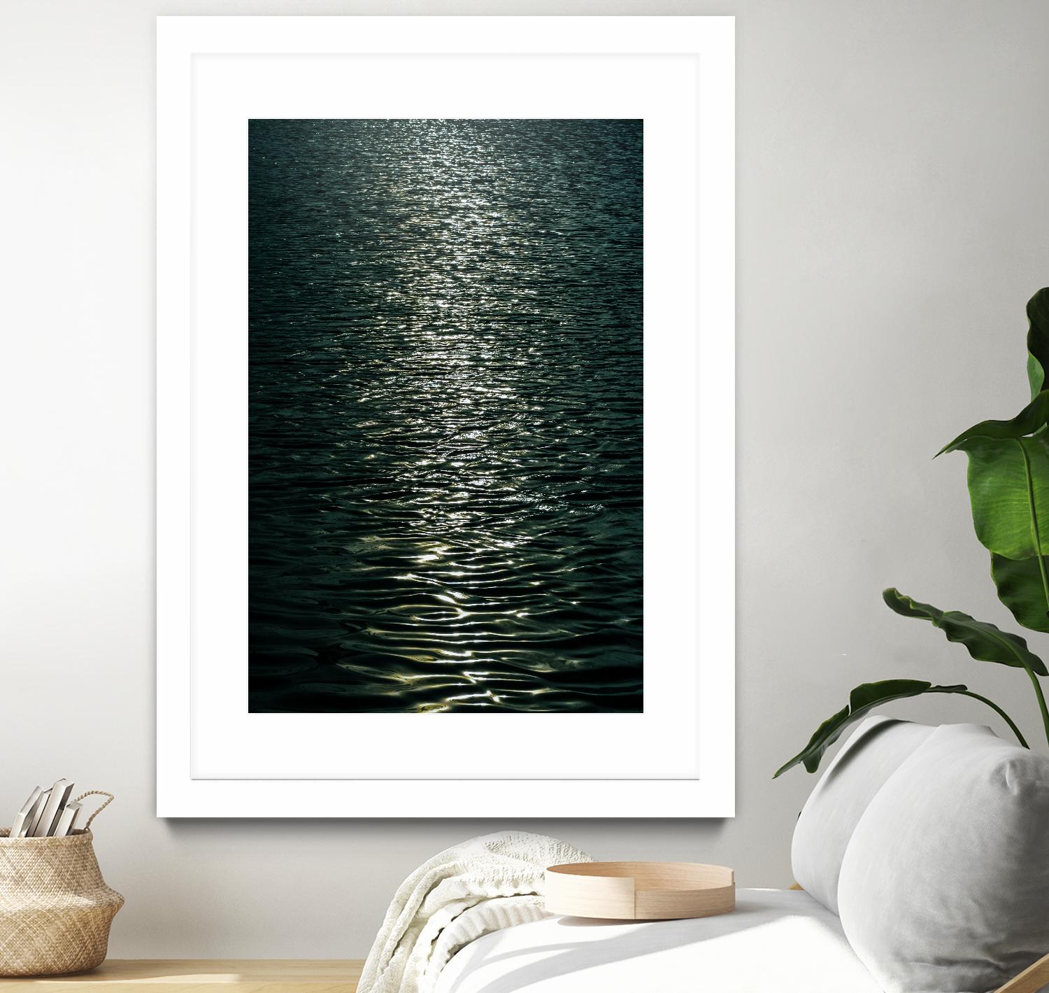Moon light by Pexels on GIANT ART - black sea scene