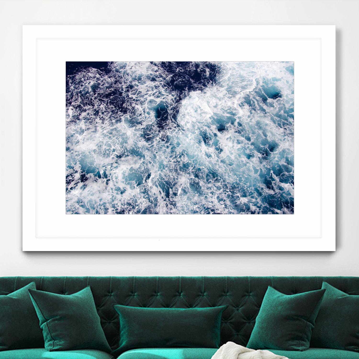 Swirl by Pexels on GIANT ART - white sea scene waves