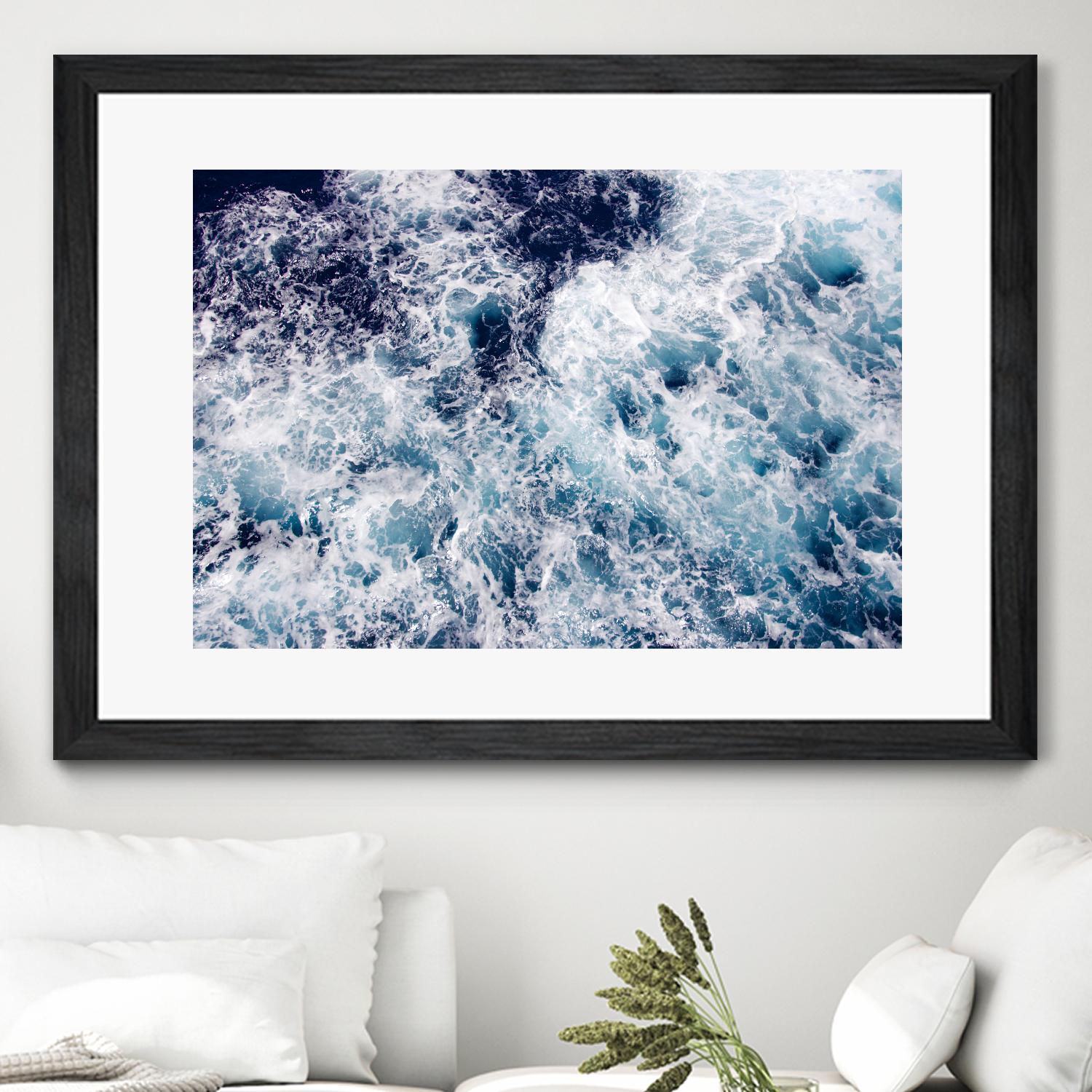 Swirl by Pexels on GIANT ART - white sea scene waves