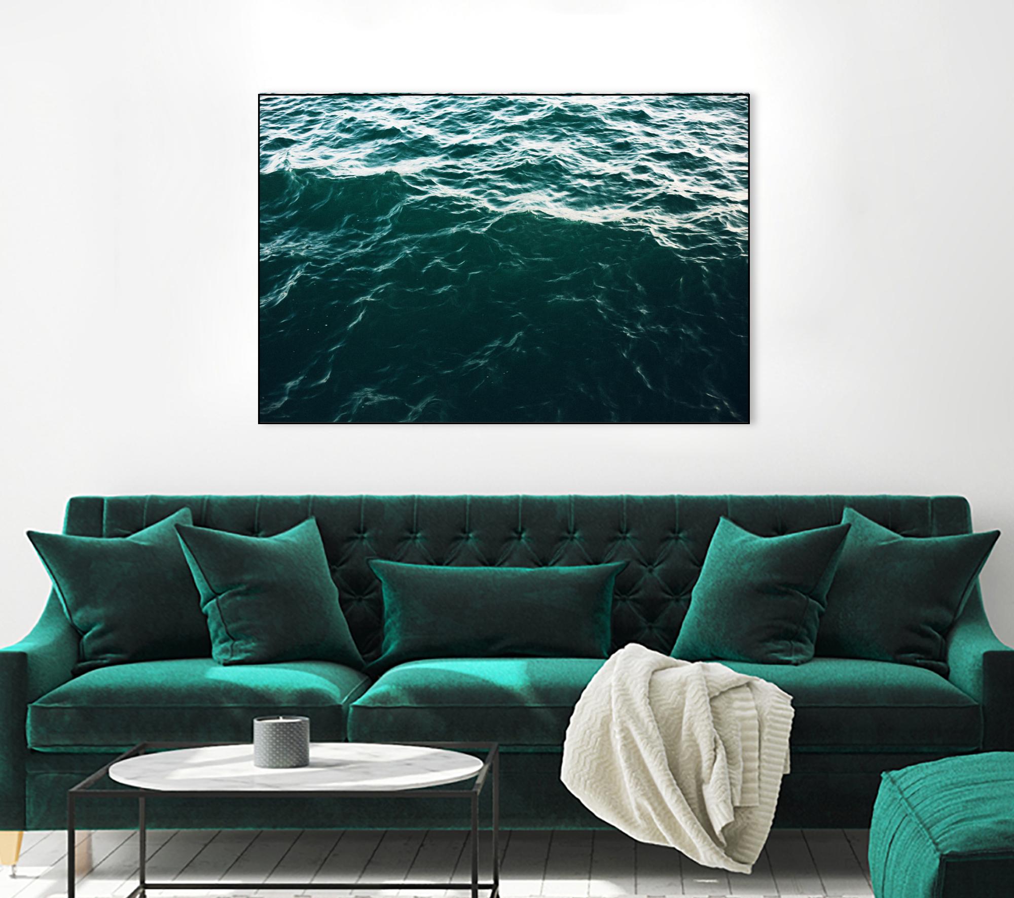 Waves by Pexels on GIANT ART - black sea scene