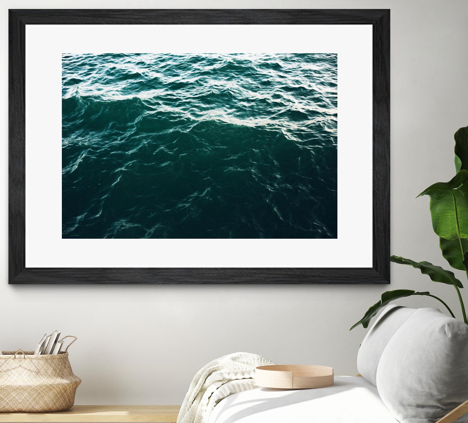 Waves by Pexels on GIANT ART - black sea scene