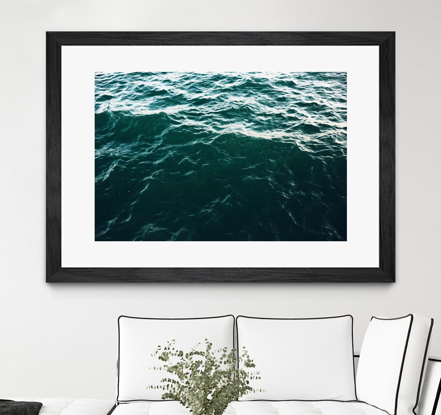 Waves by Pexels on GIANT ART - black sea scene