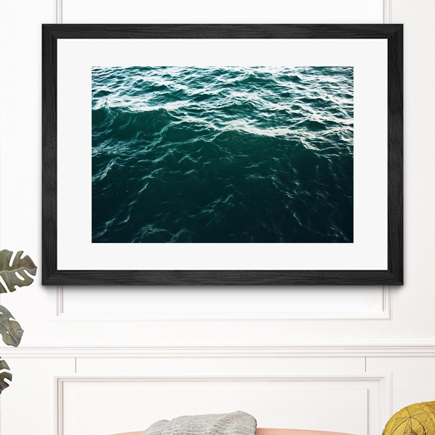 Waves by Pexels on GIANT ART - black sea scene