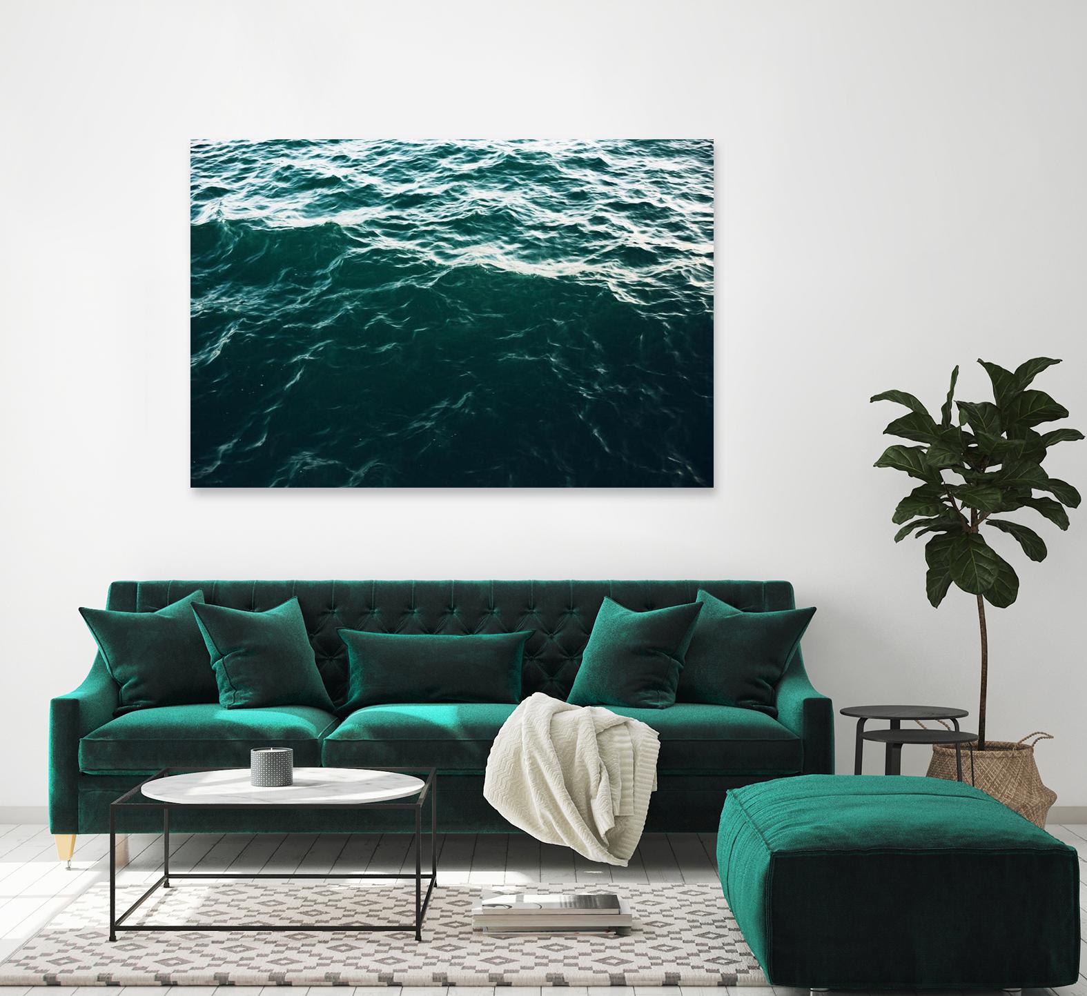 Waves by Pexels on GIANT ART - black sea scene