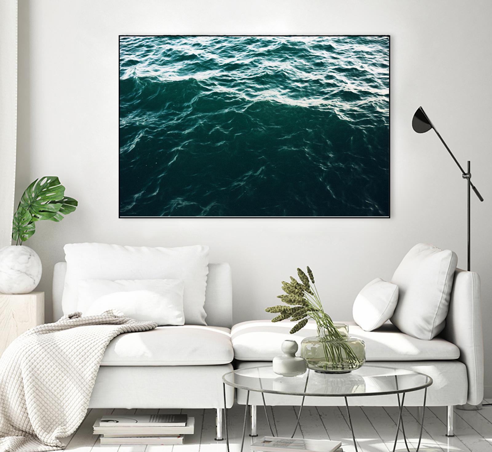 Waves by Pexels on GIANT ART - black sea scene