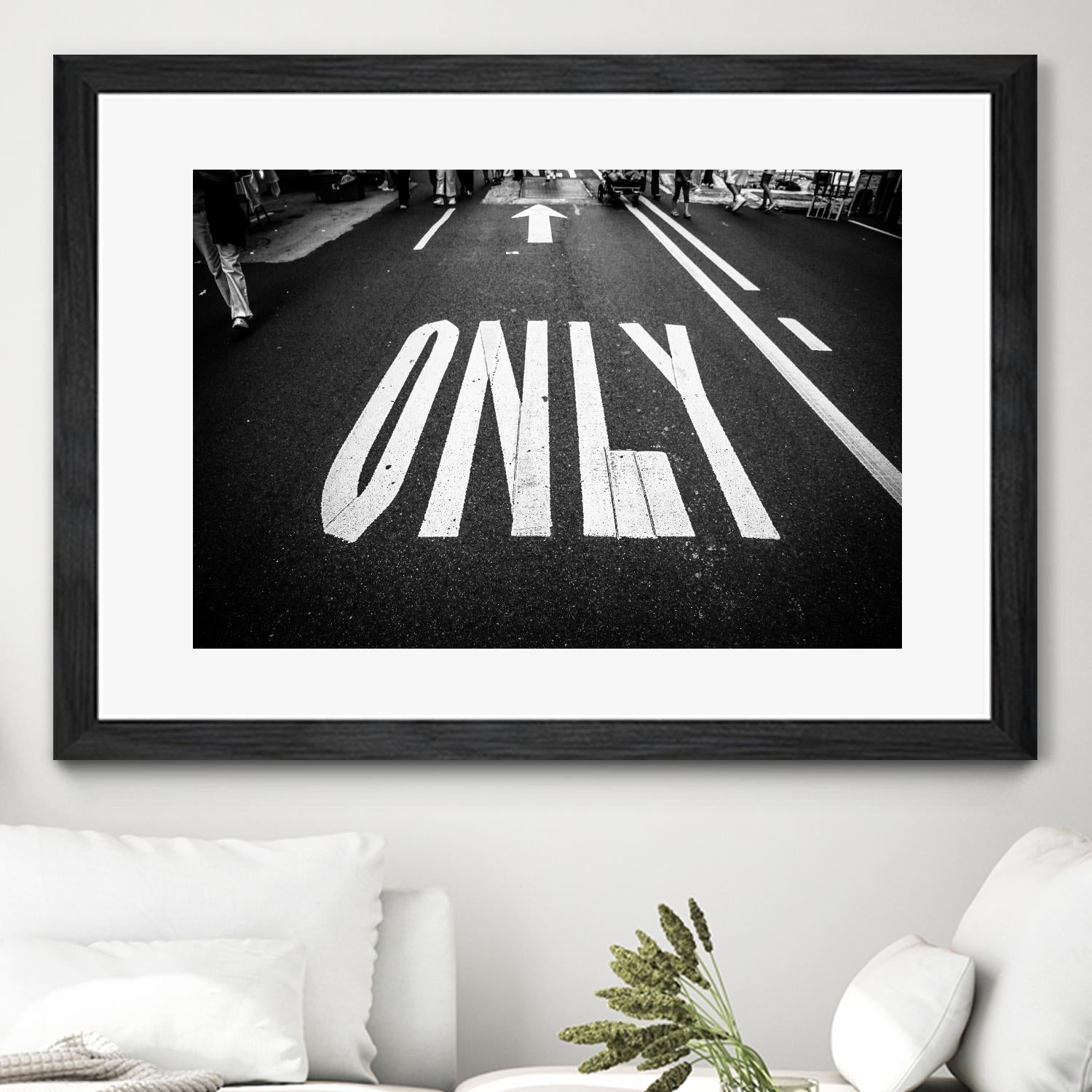 Only that way by Pexels on GIANT ART - white city scene