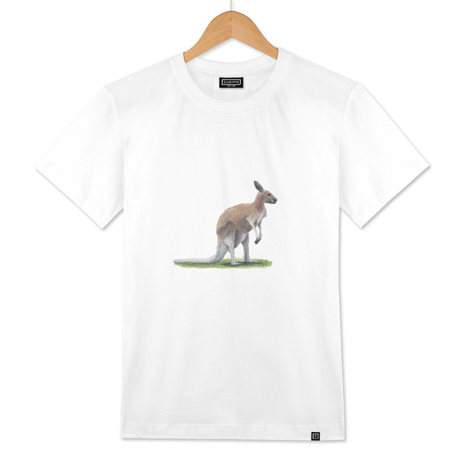 Kangaroo» Men's Classic T-Shirt by Sylvia Schwarz | Curioos
