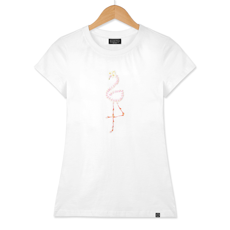 «Delicate flamingo» Women's Classic T-Shirt by Olivia Lorot | Curioos