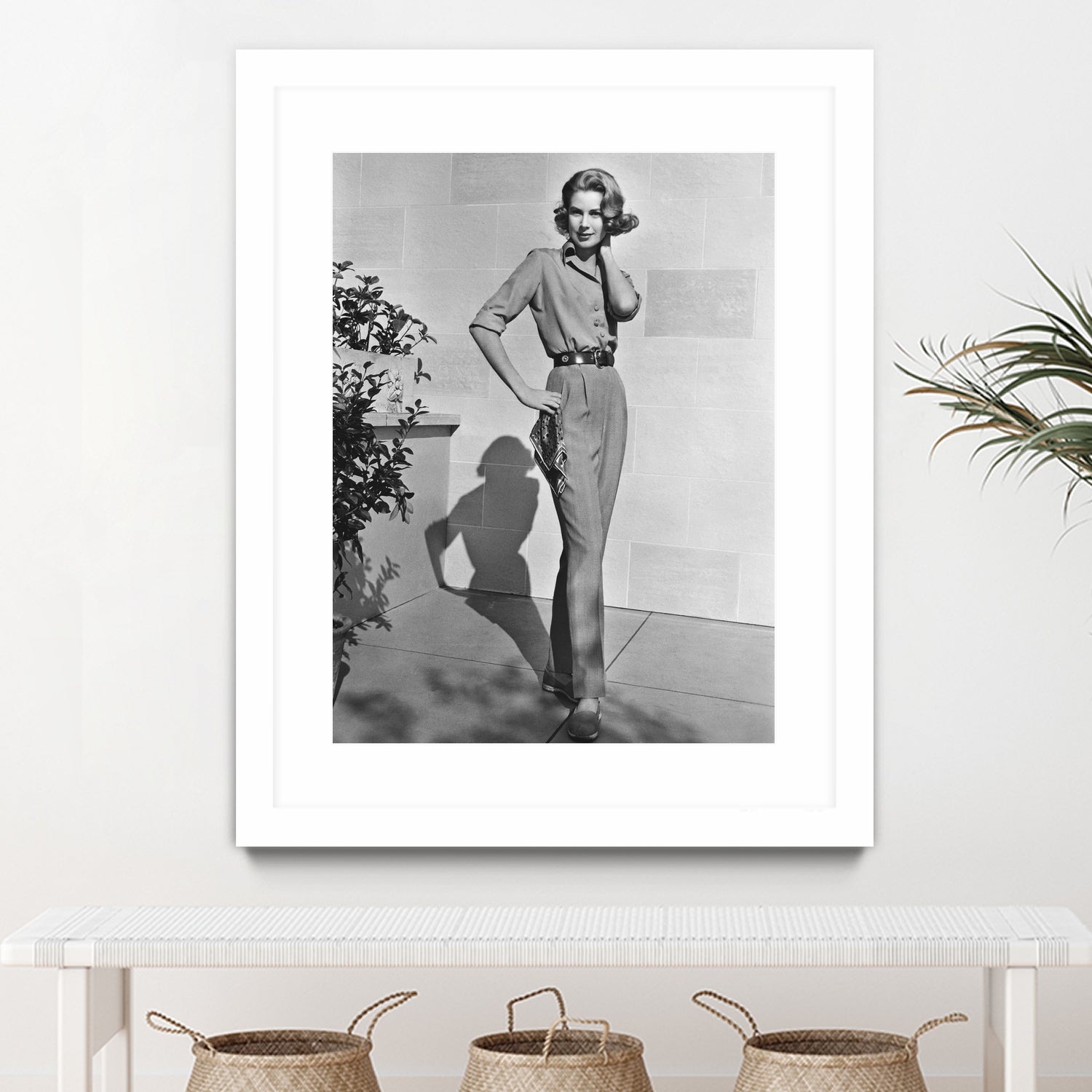 Grace Kelly (b/w photo) by BridgemanArt on GIANT ART - black and white actress