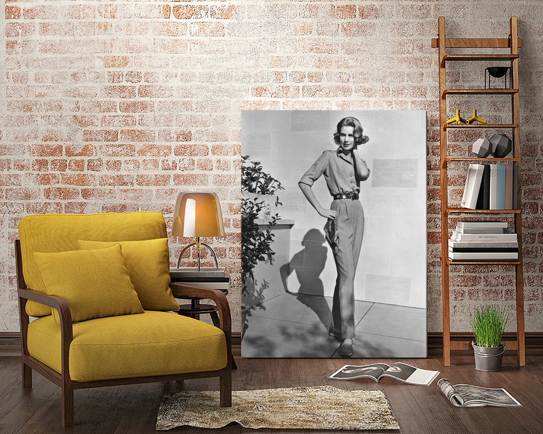 Grace Kelly (b/w photo) by BridgemanArt on GIANT ART - black and white actress