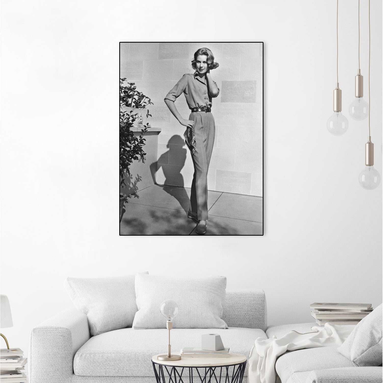 Grace Kelly (b/w photo) by BridgemanArt on GIANT ART - black and white actress