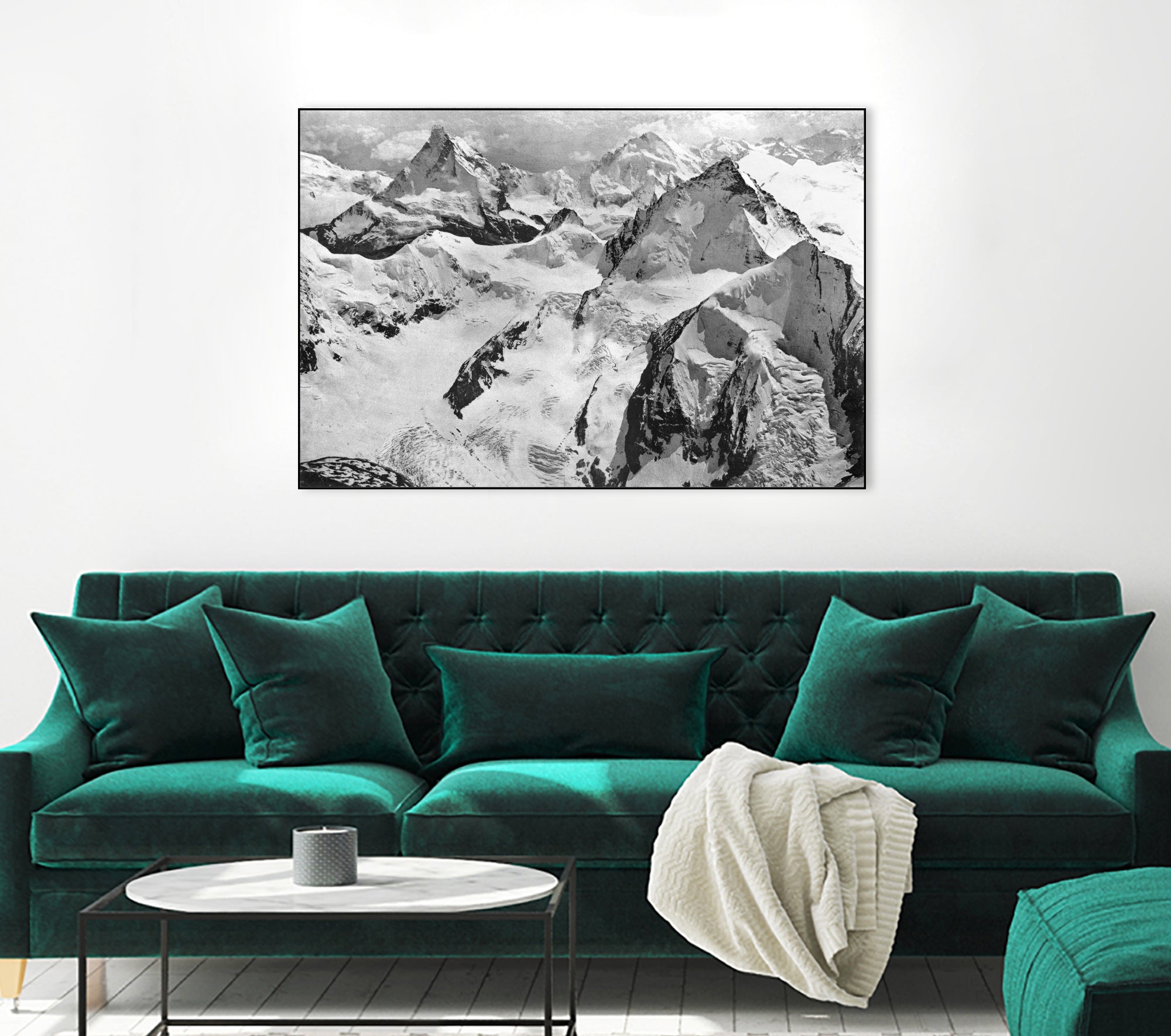 Mount Cervin, c.1900  by Bridgeman Images  on GIANT ART - black and white photogrpahy