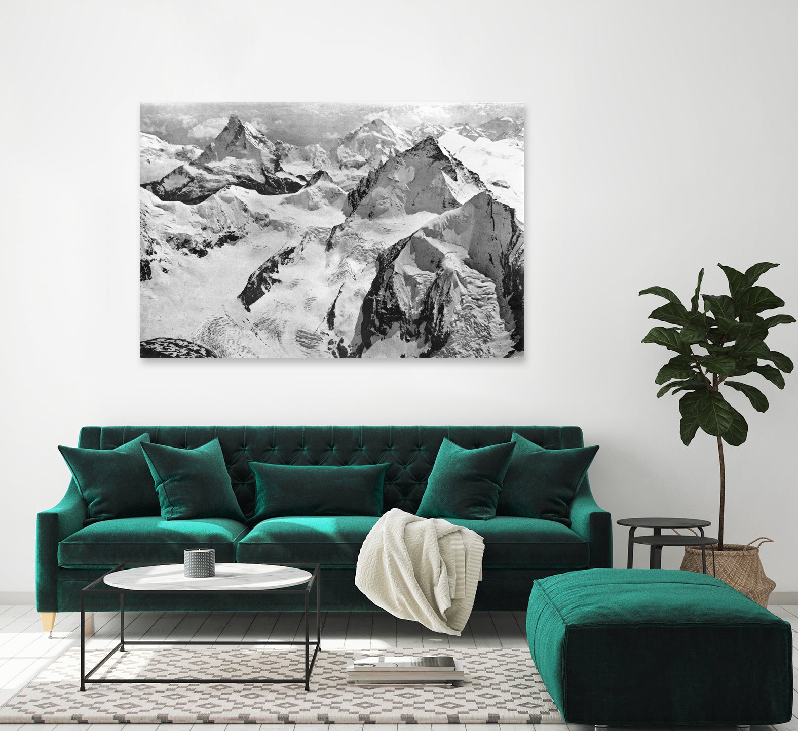 Mount Cervin, c.1900  by Bridgeman Images  on GIANT ART - black and white photogrpahy