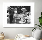 Elvis Presley, Jennifer Holden And Mickey Shaughnessy by Bridgeman on GIANT ART - black and white photography