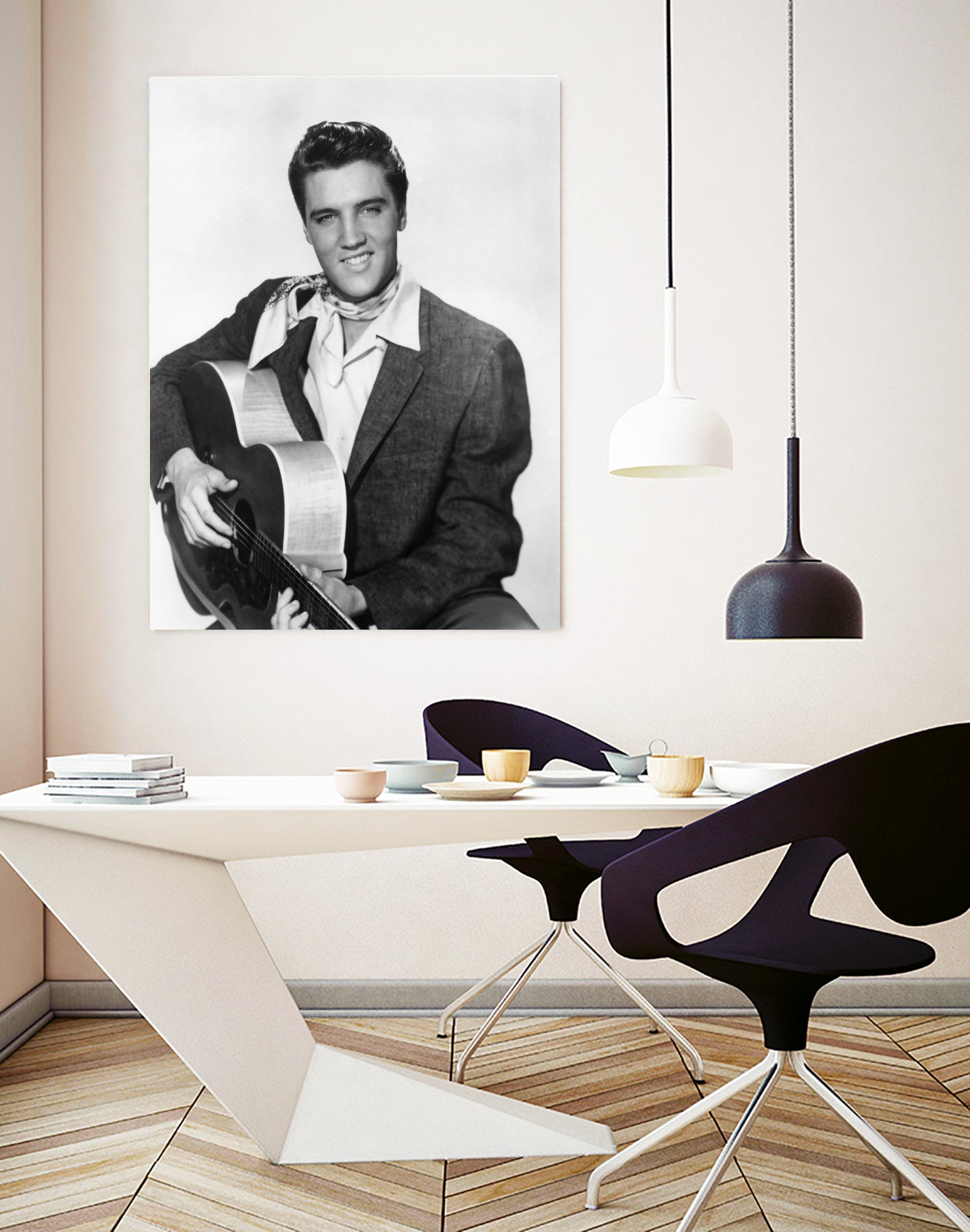 Elvis Presley by Paramount Pictures Bridgeman Images  on GIANT ART - black and white  photography 