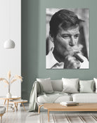 Roger Moore  by © Classic Picture Library / Bridgeman Images on GIANT ART - black and white photography