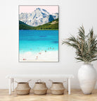 Summer Vibes  by 83 Oranges on GIANT ART - blue digital mountain