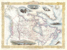 Vintage Map of Canada by Adam Shaw on GIANT ART