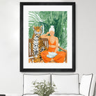 Jungle Vacay II by 83 Oranges on GIANT ART - orange digital tiger