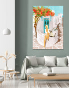 Greek Vacay by 83 Orange on GIANT ART - orange costal vacation