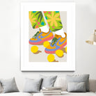 Easy Peasy Lemon Squeezy by 83 oranges on GIANT ART - orange digital rollerskates